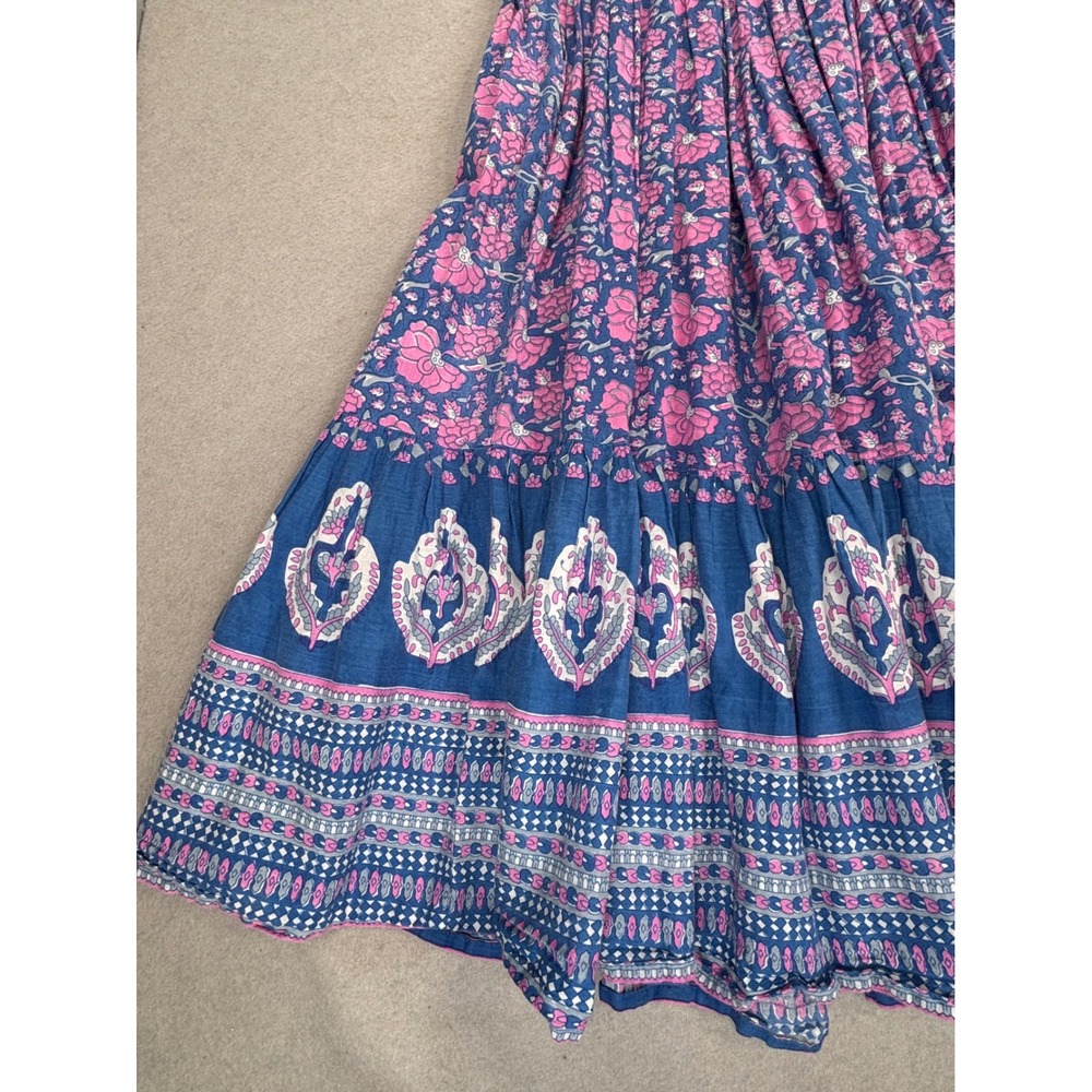 Mille Resort & Travel Olympia Dress Carnaby Floral XS Smocked‎ Ruffle pockets - Picture 11 of 11